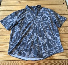 Huk Fishing Men’s Short Sleeve Button up Shirt Size L Grey Q6 - £24.83 GBP