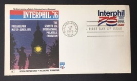 First Day Cover Fleetwood January 17, 1976 Interphil &#39;76 Bicentennial - £3.08 GBP