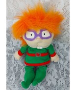 Rugrats Chuckie Elf Doll Chucky Christmas Green Red Mattel Plush Stuffed... - $7.99