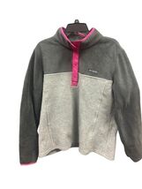Columbia Women Benton Springs 1/2 Snap Pullover Light Grey Size X-Large - $15.84