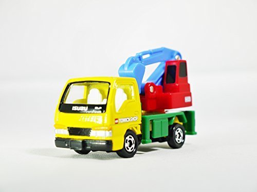 TAKARA TOMY TOMICA SHOP TOMICASHOP Isuzu Elf Backhoe Truck Colorful - $35.99