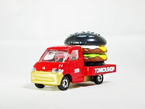 Primary image for TAKARA TOMY TOMICA SHOP TOMICASHOP TOYOTA TOWN ACE BLACK HAMBURGER CAR RED