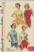 Vintage Junior Misses and Teen Blouses Size 12 Bust 32 UNCUT - £3.20 GBP