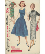 Simplicity 1734 1950s Junior Dress Sheath or Bell Skirt  Sz 12 Uncut - €7,78 EUR