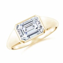 ANGARA Lab-Grown Emerald-Cut Diamond Ring in 14k Solid Gold (Carat-1.88 Ct.tw) - £1,899.07 GBP