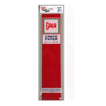 Gala Crepe Paper 12-Pack (240x50cm) - National Red - £29.07 GBP