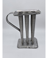 Antique Primitive 6 Tube Tin Tapered Candle Mold - $1,587.26 MXN
