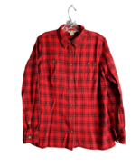 Duluth Trading Co. Plaid Flannel Long Sleeve Button Down Shirt 106803 Me... - £14.01 GBP