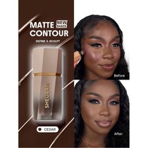 SHEGLAM Liquid Contour – Cedar | Deep Cool Brown | Matte Cream Contour S... - $279.41 MXN