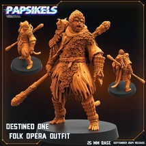 3D Printed Papsikels Destined One Folk Opera Outfit 28mm 32mm - $6.64+
