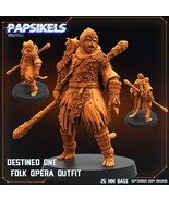 3D Printed Papsikels Destined One Folk Opera Outfit 28mm 32mm - $142.30 MXN+