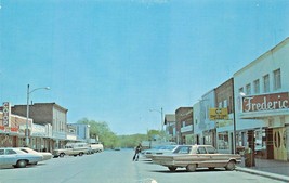 Frederic Wisconsin~Main STREET-STOREFRONTS-SIGNS~1960s Postcard - £7.90 GBP