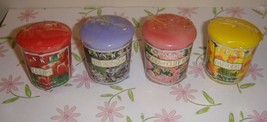 Yankee Candle 4 Votive Floral Scent Candles - £12.18 GBP