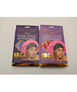 2X Donna Wide Edge Satin Bonnet Asst Colors - $10.66