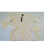 I Jeans By Buffalo Womens Knit Sweater Petal Pink Large New W Tags - $33.85