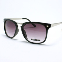 Unisex Fashion Sunglasses Classic Square Plastic Metal Frame UV 400 - £6.28 GBP