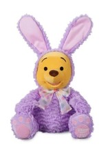 Winnie The Pooh in Plush Purple Easter Bunny Costume 17.5” Disney Store ... - £15.94 GBP