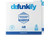 NEW  DEFUNKIFY didhwasher  Detergent 48 count packet  free and clear - £28.06 GBP