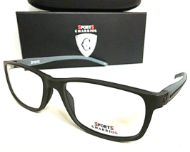 New Charriol Sport SP 23054 C8 53mm Gray Men&#39;s Eyeglasses Frame France - £119.45 GBP