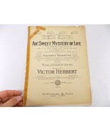 ANTIQUE SHEET MUSIC 1910 AH! SWEET MYSTERY OF LIFE From NAUGHTY MARIETTA - £7.11 GBP