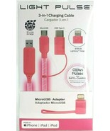 Light Pulse Charger 3-in-1 Charging Cable - $15.00