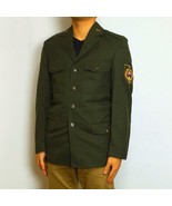 New 1990s Slovakian Army olive Dress Jacket Military Blazer Parade Unifo... - $289.39 MXN