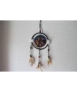 DREAMCATCHER FEATHERS WOOD BEADS AMERICAN INDIAN PAINT HORSE (CR28) (SMALL) - $8.12