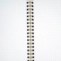 Big Dotted Notebook B5 - Spiral Dot Grid Paper Notebook - Tan Cover 7.5&quot;... - $13.72