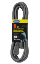 Bergen Industries 9-ft 3-Prong Gray Air Conditioner Appliance Power Cord - £7.86 GBP