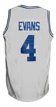 Tyrone Evans #4 Julia Richman HS Basketball Jersey Sewn White Any Size image 5