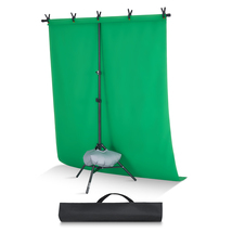 VEVOR Backdrop Stand, 5 x 6.5 ft Adjustable Photo Stand Kit, Background ... - $29.99