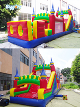 YARD Inflatable Obstacle Course Jumping Game for Kids Factory Direct Bouncers - £2,500.00 GBP