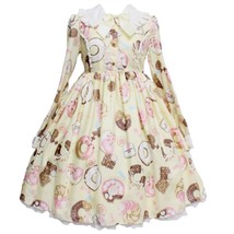 Angelic Pretty Baked Sweets Parade Dress Yellow Lolita Fashion Kawaii Ha... - $433.00
