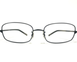 Oliver Peoples Eyeglasses Frames OP-613 BK Black Silver Rectangular 53-1... - $121.33
