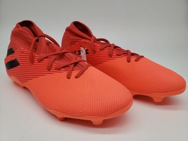 Adidas Mens SIZE 13 Nemeziz 19.3 FG Coral Red Black EH0300 Soccer Cleats EH0300 - £57.40 GBP