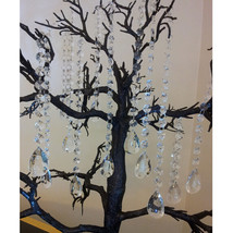 12Pcs 20&quot; Acrylic Crystal Garland Chandelier Hanging Bead Chains Tree - £9.47 GBP