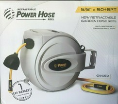 Power Hose - BL-GW050 - Retractable Wall Mounted Hose Reel with 50ft Hose - £197.50 GBP