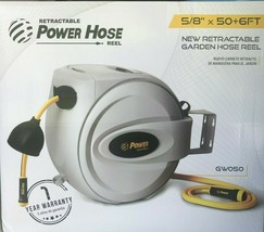 Power Hose - BL-GW050 - Retractable Wall Mounted Hose Reel with 50ft Hose - £196.36 GBP