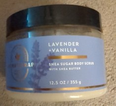 Bath and Body Works Aromatherapy LAVENDER VANILLA Shea Sugar Body Scrub ... - £13.33 GBP