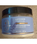 Bath and Body Works Aromatherapy LAVENDER VANILLA Shea Sugar Body Scrub ... - £13.40 GBP
