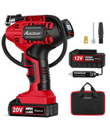 AVID POWER Tire Inflator Portable Air Compressor, 20V Cordless Car Tire ... - $237.56