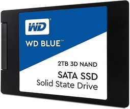 Western Digital 2TB Wd Blue 3D Nand Internal Pc Ssd - Sata Iii 6 Gb/s, 2.5&quot;/7mm, - £182.20 GBP