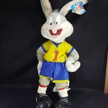 Warner Bros. Looney Tunes Bugs Bunny Soccer Player Football Plush 21" #1 Blue  - $19.79