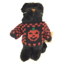 Boyds Bears Halloween Black Cat Plush Stuffed Fully Jointed Inky Catterw... - £22.82 GBP