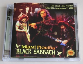 BLACK SABBATH w/ DIO! 2 x CD Set - MIAMI FLORIDA Live at Jai - Alai Fron... - £24.78 GBP