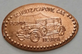 Schulttz / Capone Car, Primm, Nevada Elongated Penny - £3.09 GBP