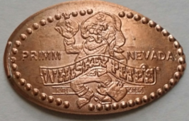 Famous Whiskey Pete icon, Downtown Las Vegas Nevada Elongated Penny - £3.10 GBP