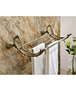 Antique brass Classic style bathroom brass flowers towel racks Home/Hote... - £117.15 GBP