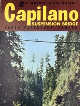 Capilano Suspension Bridge Vintage Travel Guide Canada - £9.82 GBP