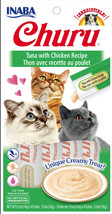 Inaba Churu Tuna with Chicken Recipe Creamy Cat Treat 24 count (6 x 4 ct) Inaba  - £25.95 GBP